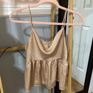 American Eagle Outfitters Beige Camisole Top - Size S
